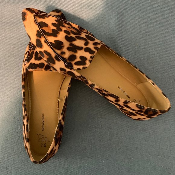 Time and Tru Shoes New Leopard Print Flat Shoes Poshmark